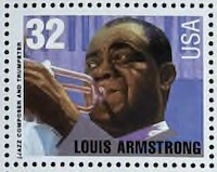 Louis Armstrong / Jazz Musician Louis Armstrong / Jazz Musician - Commemorative Stamp 1995