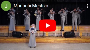 Mariachi Mestizo's Yari singing "New York, New York"